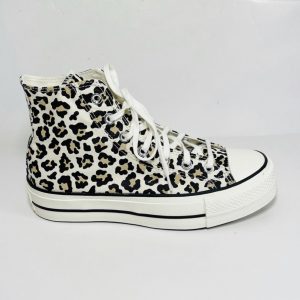 Converse Plataforma de lona Animal Print “Leopard” en bota