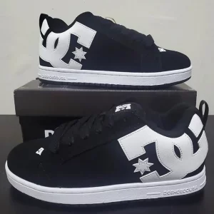 DC Court Graffik negros con blanco