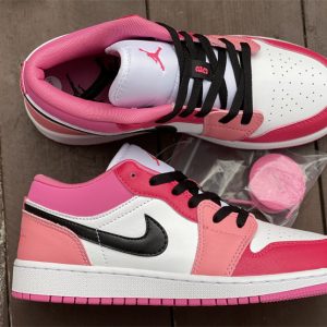 Air Jordan 1 Low Pink Red 553560-162