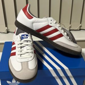 Adidas Samba OG Bajos Blancos/rojos