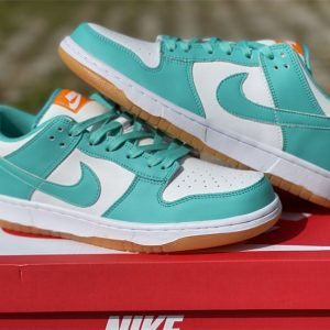 Nike Dunk Low Turquoise and Orange DV2190-100