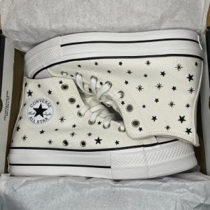 Converse Chuck Taylor All Star Plataforma de lona "Bordado de Estrellas"