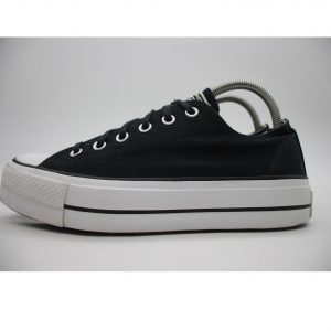 Converse Plataforma de Lona en choclo negros