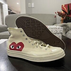 Converse x Comme des Garçons PLAY Chuck 70 White