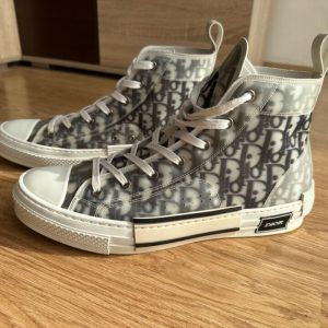 Dior B23 High Top Canvas Oblique Black